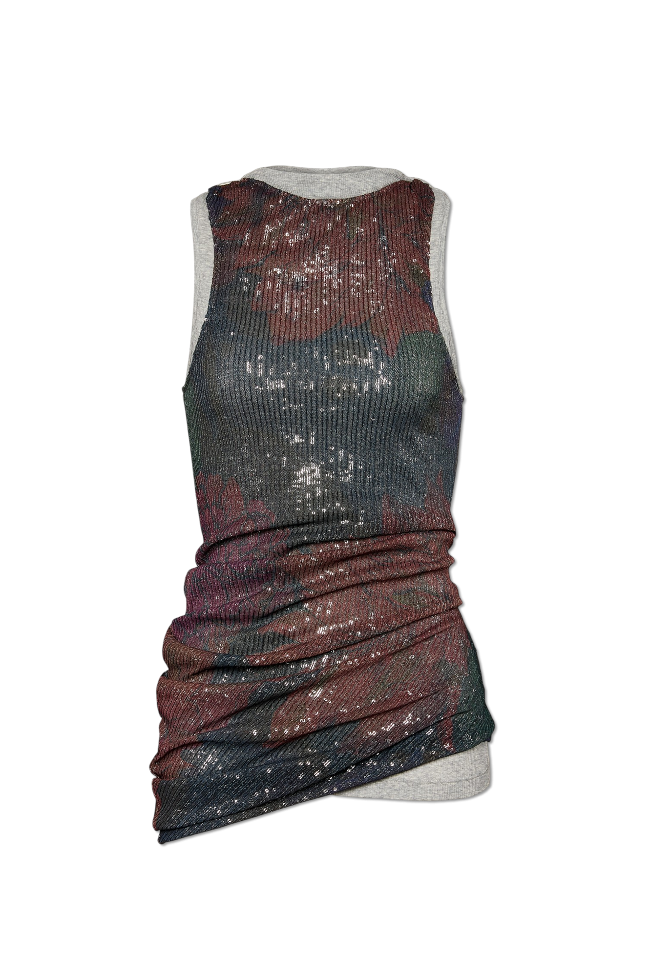 Maison Margiela Sequin top with an asymmetric cut | Women's | Vitkac